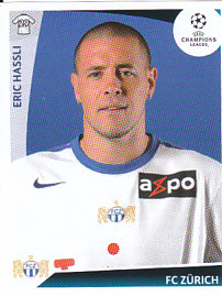Eric Hassli FC Zurich samolepka UEFA Champions League 2009/10 #207